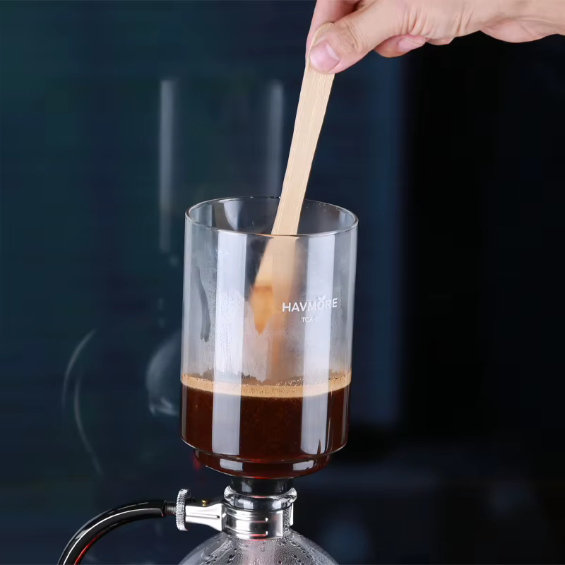 Cafetière à Siphon en verre, 5 tasses, brûleur d'alcool, Siphon de table