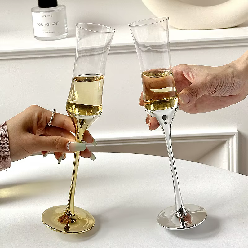 Verre à Champagne à taille française