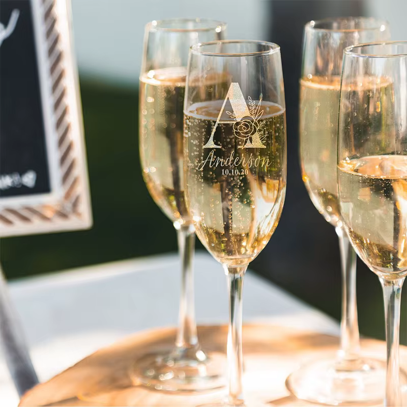 Flûte à Champagne personnalisée pour mariage