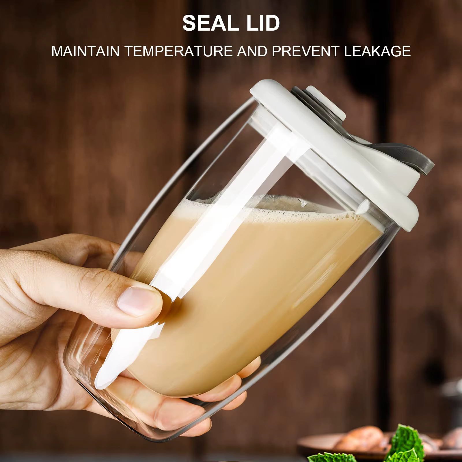 Tasses à café en verre à Double paroi de 12/15OZ avec bec