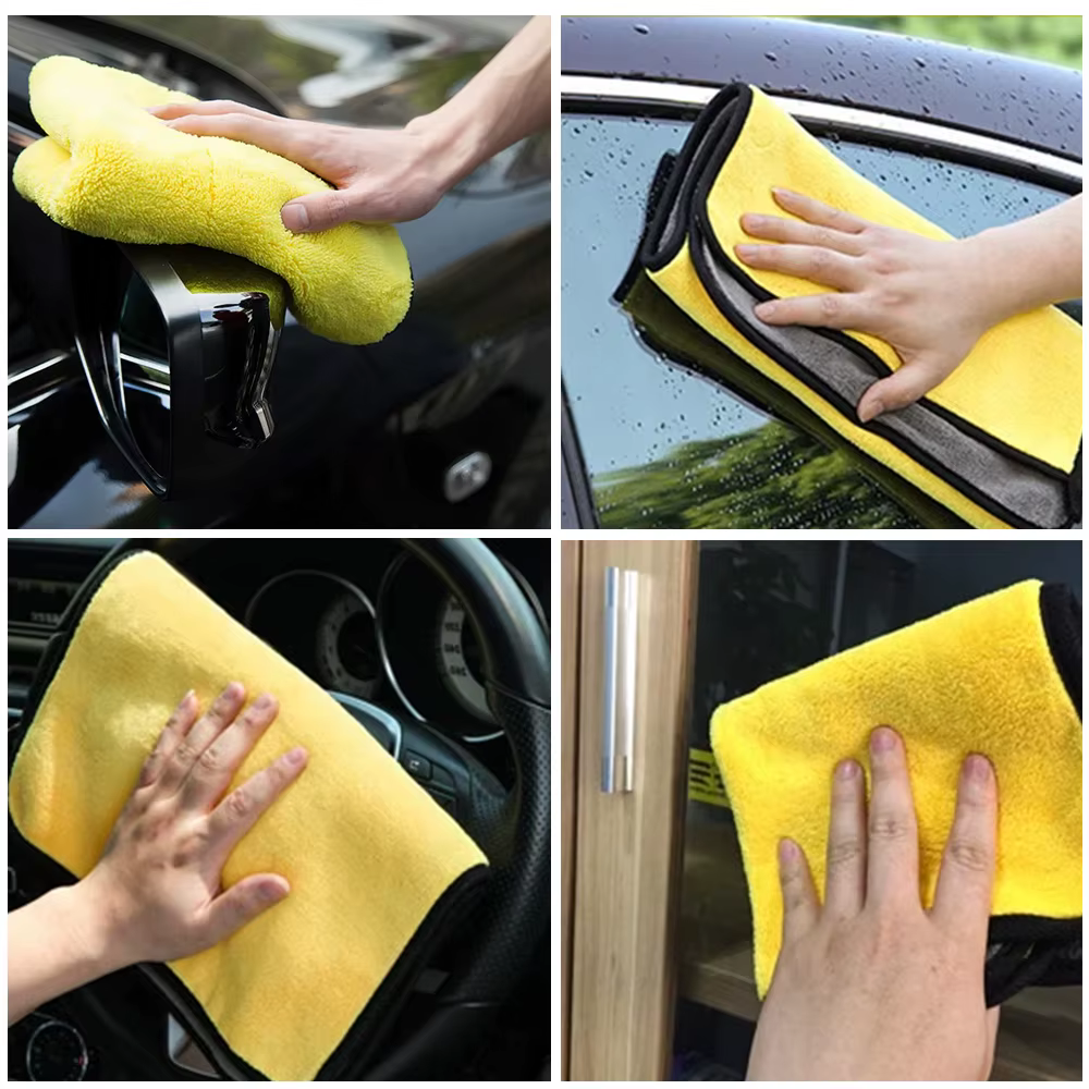 Serviette en Microcarence pour Lavage de Voiture, Accessoire de 30x30/60cm