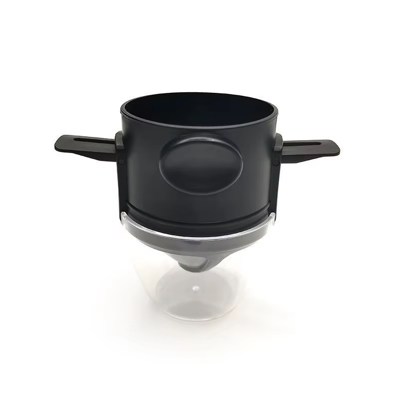Filtre à café portable pliable réutilisable avec maille double couche pour infusion par déversement sans papier