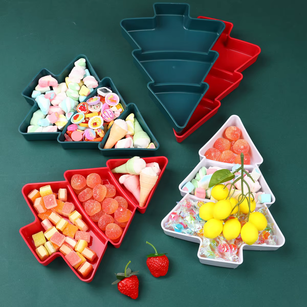 Assiette à fruits pour arbre de noël