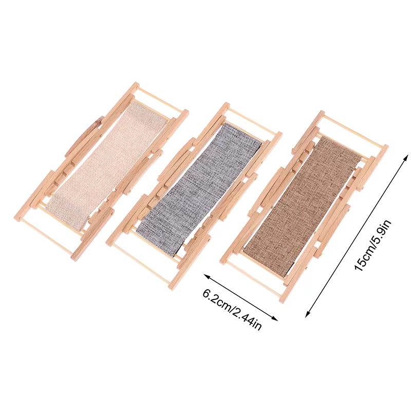 1Pc 1/12 maison de poupée chaise longue pliable maison de poupée salon chaise de plage modèle maison de poupée Mini meubles accessoires