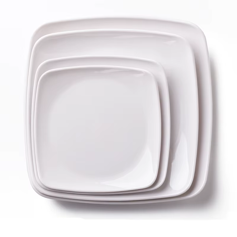 Plats carrés de restauration rapide