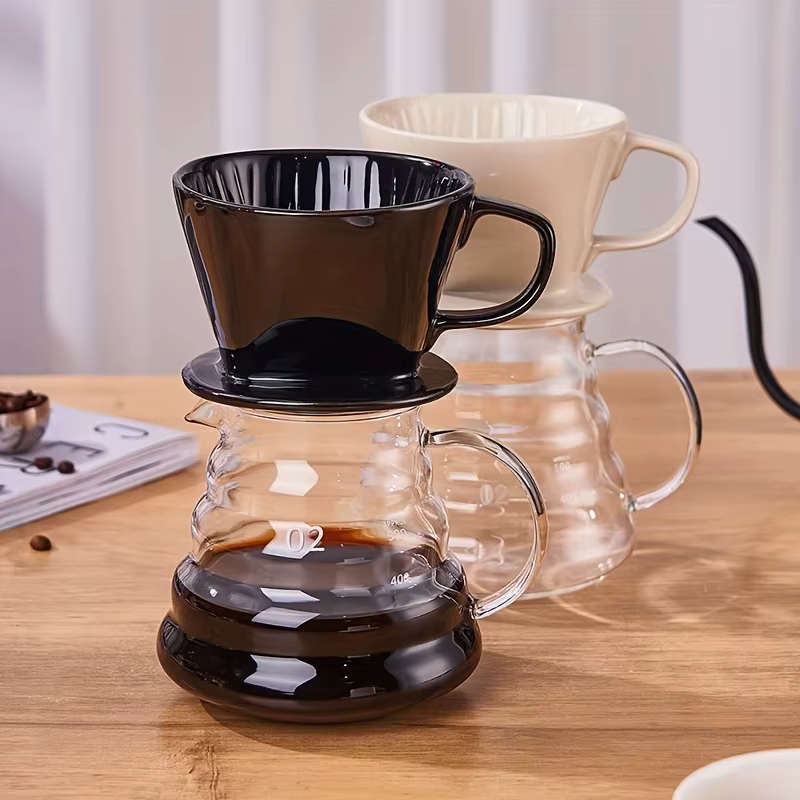 Filtre à café en forme d'éventail
