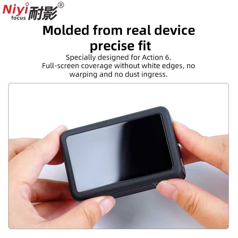 Protection d'écran en verre trempé Ultra HD 9H pour DJI Action 3 4 5 Pro 6, protection de l'objectif anti-rayures, film de protection en verre