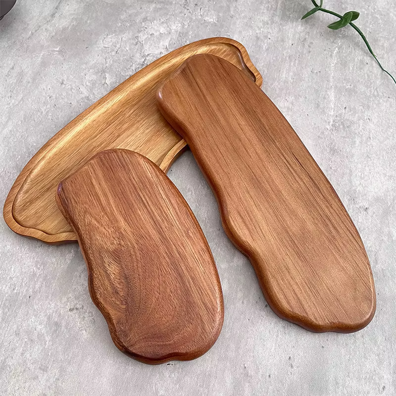 Bois décoratif pain Snack gâteau plat alimentaire plateaux vaisselle Style japonais