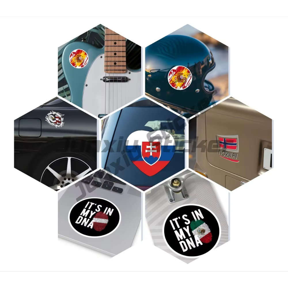 Autocollant ovale drapeau du Montana, autocollant imperméable en vinyle pour pare-chocs d'extérieur, autocollant de protection pour ordinateurs portables