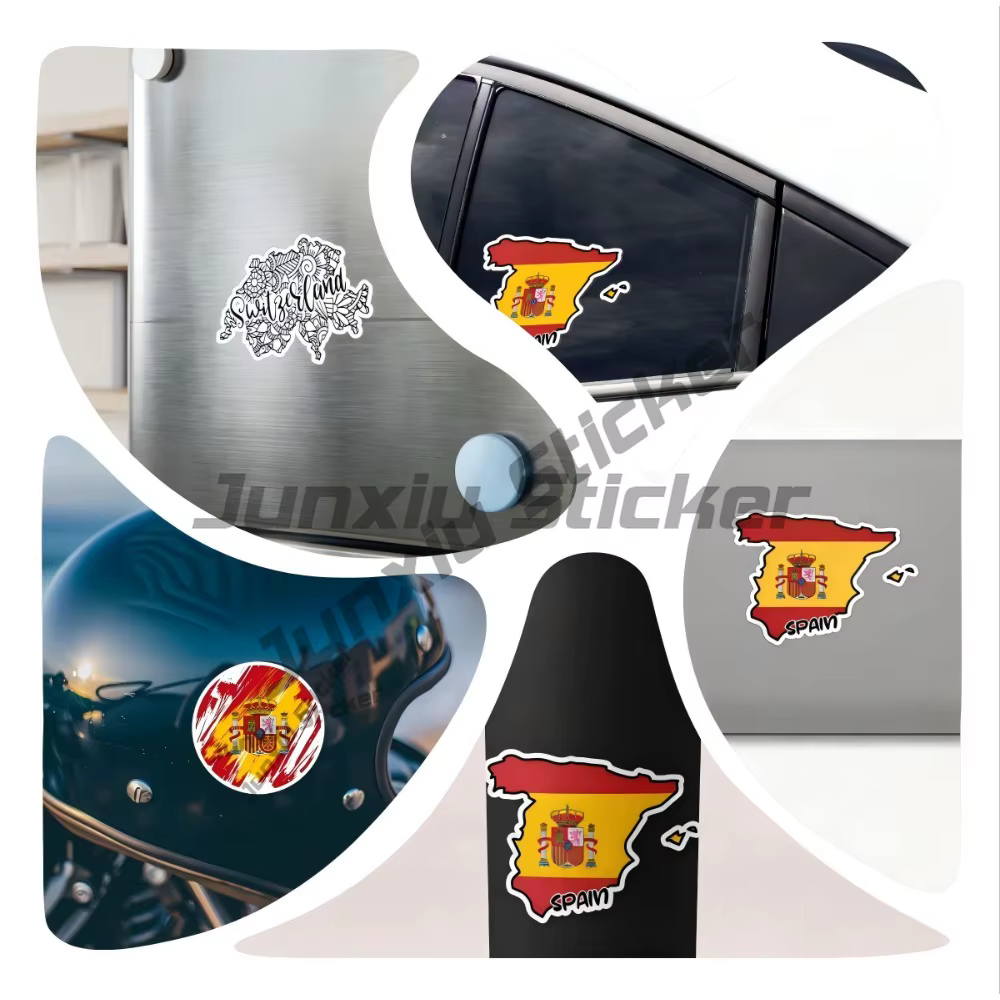 Autocollant ovale drapeau du Montana, autocollant imperméable en vinyle pour pare-chocs d'extérieur, autocollant de protection pour ordinateurs portables