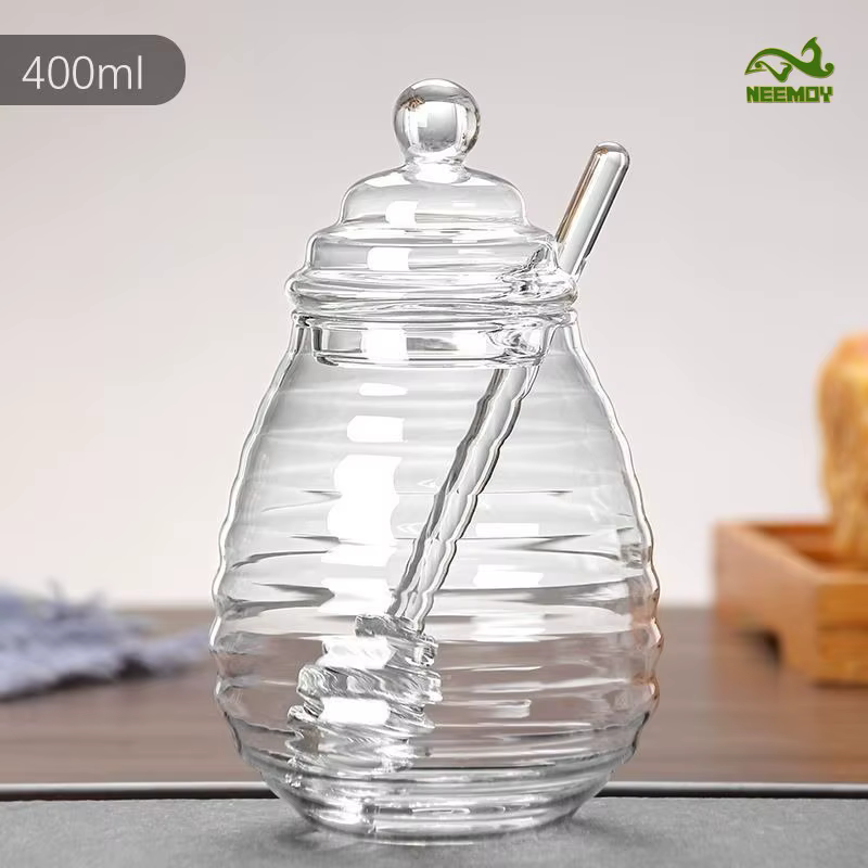 Réservoir en verre nid d'abeille