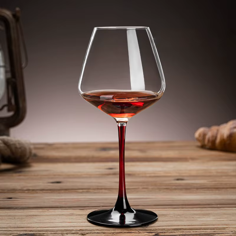 2 pièces léger luxe Premium tasse en cristal ensemble de verres à vin rouge grand verre fête