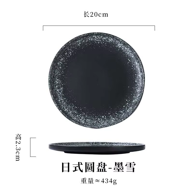 Plat à pâtes en céramique de style japonais
