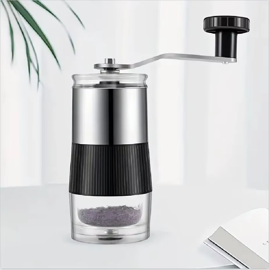 Nouveau mini moulin à café manuel portable en acier inoxydable