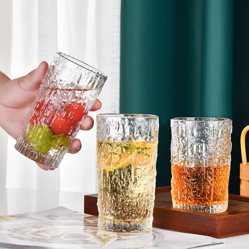 Verre tasse d'eau créatif jus lait tasses mode Transparent