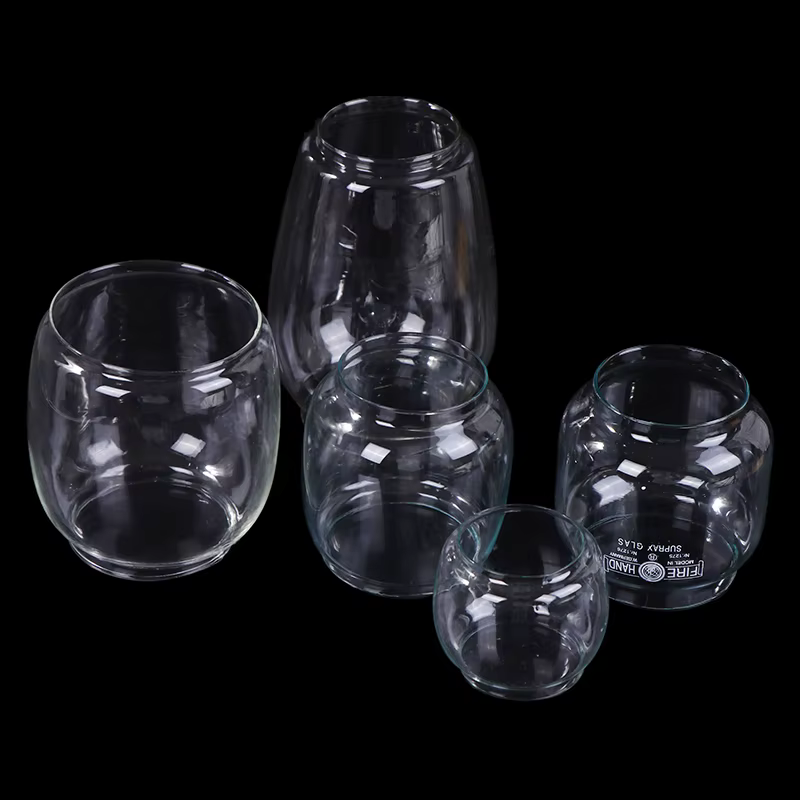 Abat-jour en verre pour lampe de cheval, abat-jour circulaire rétro nostalgique pour lampe d'extérieur, accessoires d'éclairage