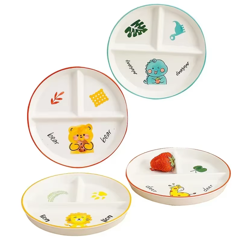 Assiette de service en céramique pour enfants