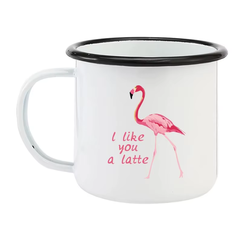Tasse à café en émail personnalisée