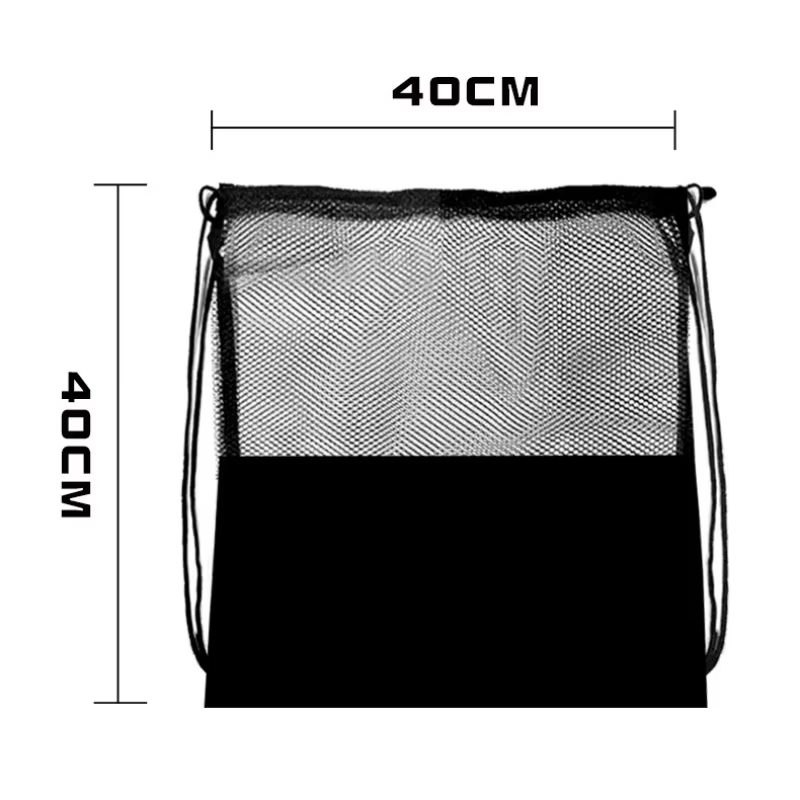 Sac à dos de rangement de sport-sac de balle en maille Portable pour basket-ball/football, sac de transport robuste avec panneaux d'aération et bandoulière