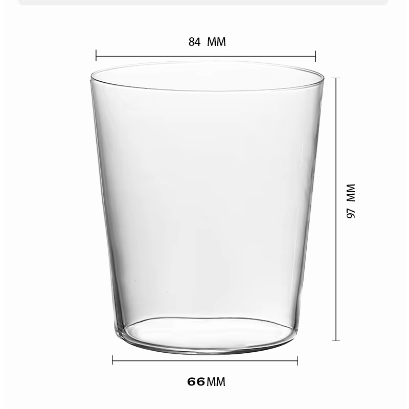 Verres à jus extra légers, verre logé, verre à cocktail, tasse à eau