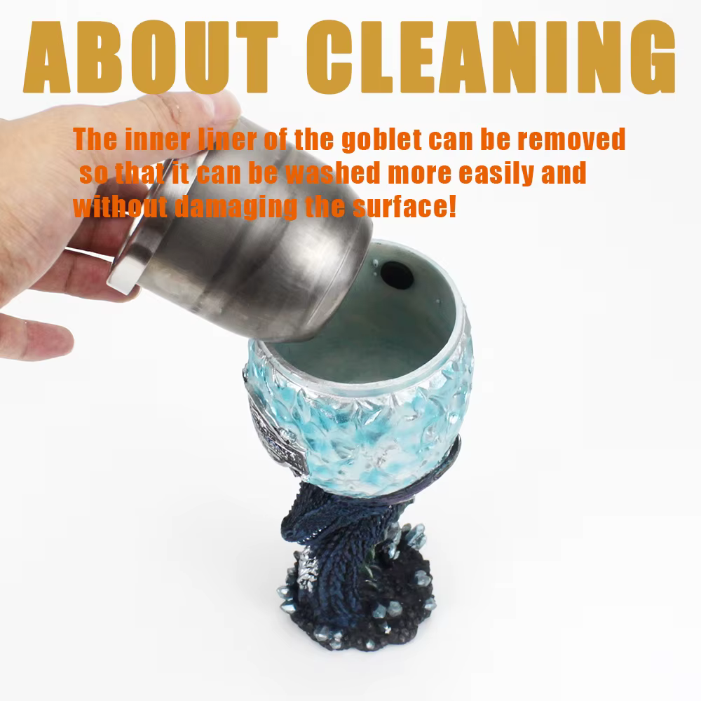 Gobelet GOT 200ml, verre à vin en résine de haute qualité en acier inoxydable, gobelet à Champagne, cadeau d'halloween et de noël, verres fantaisie rétro