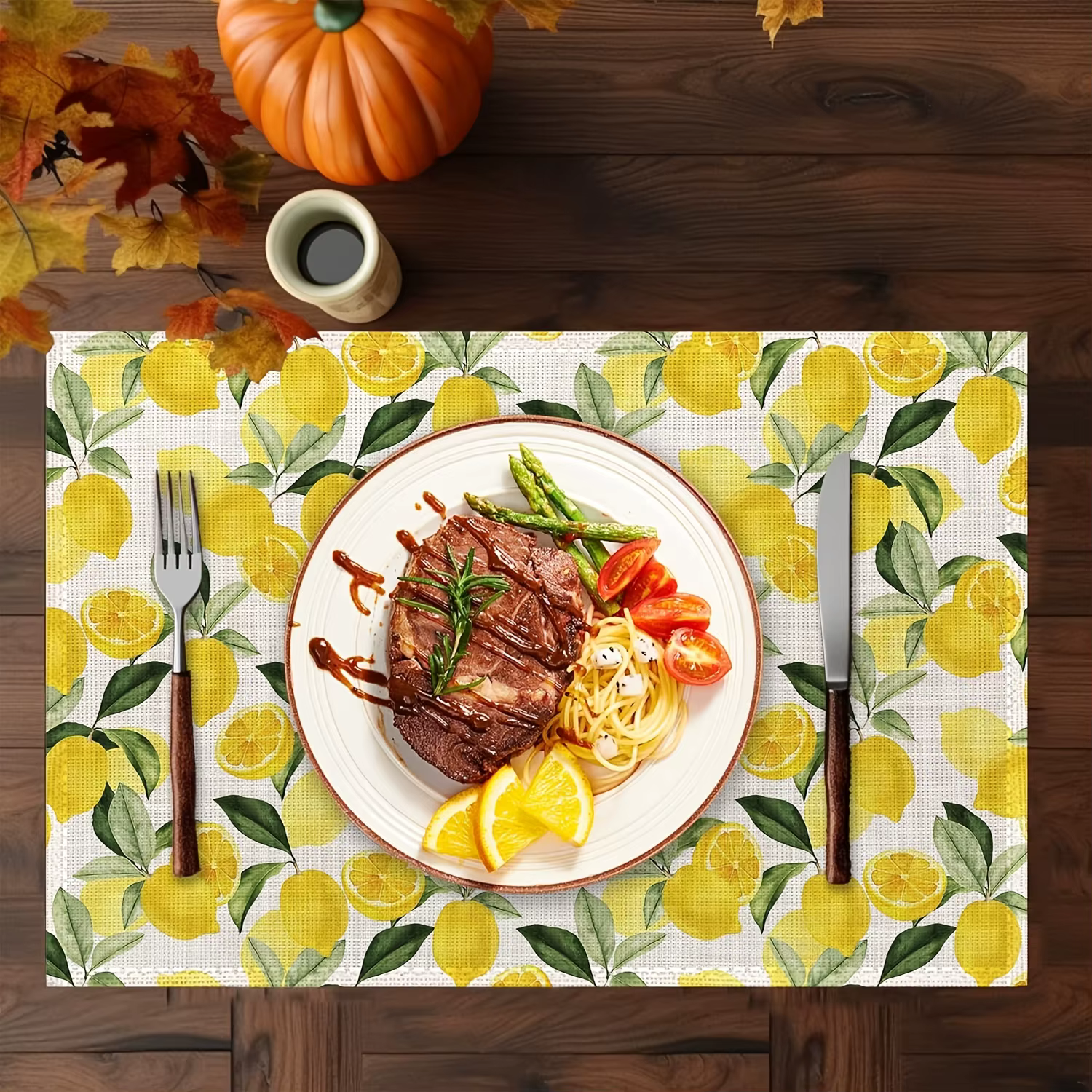 Ensemble de sets de table citron – Tapis
