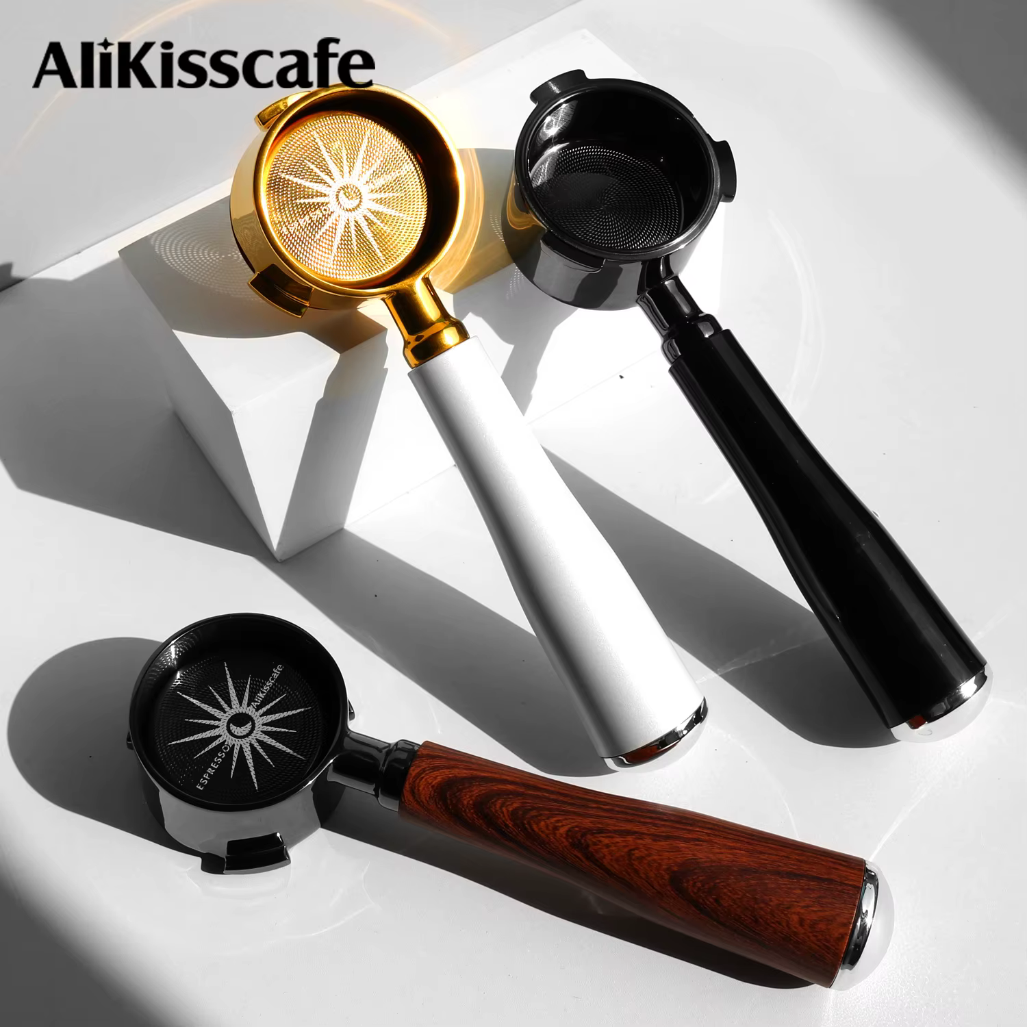 Porte-filtre à café sans fond de 51 mm pour machine à expresso Delonghi Dedica EC680 EC685
