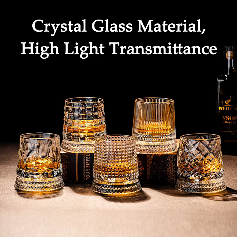 1 verre à whisky transparent
