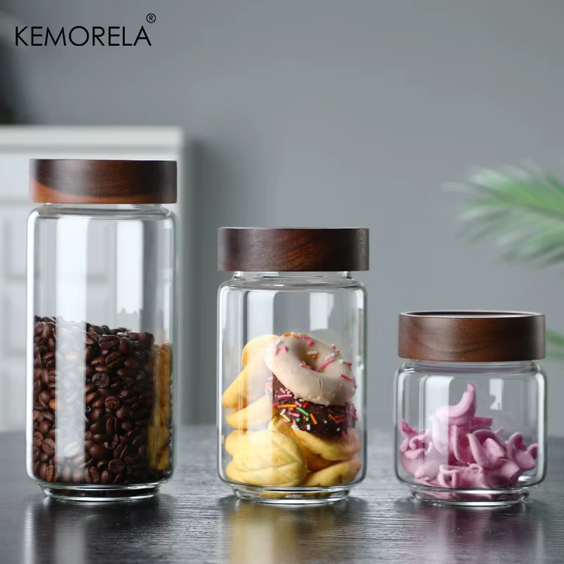 Bocaux de Rangement Scellés en Verre à Usage Domestique