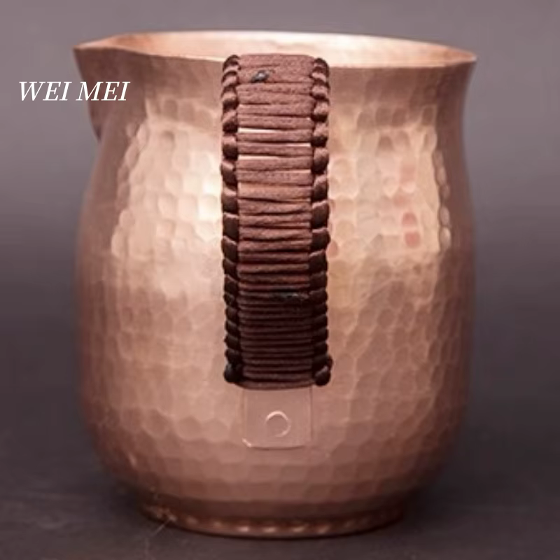 Tasse à café vintage en cuivre pur 800 ml
