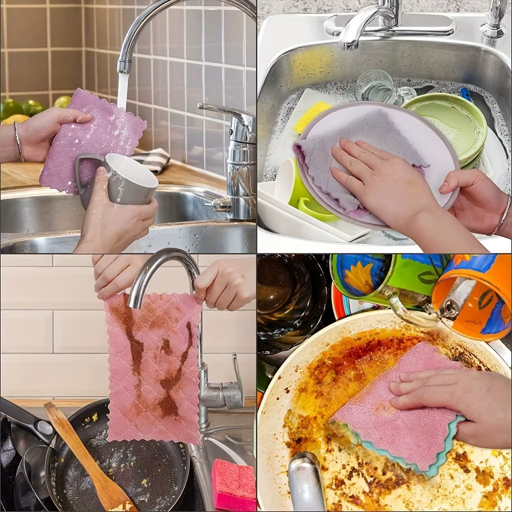 Chiffons à vaisselle en microfibre