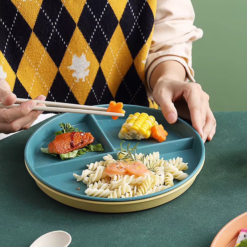 Assiette ronde réutilisable pour la cuisine