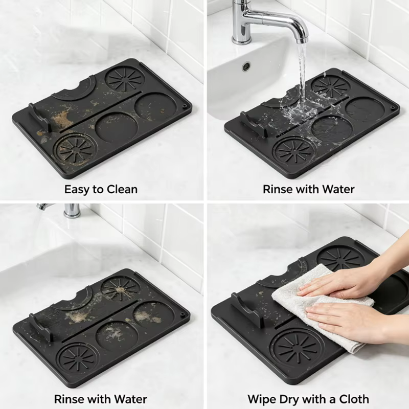 Tapis de pressage de café en silicone