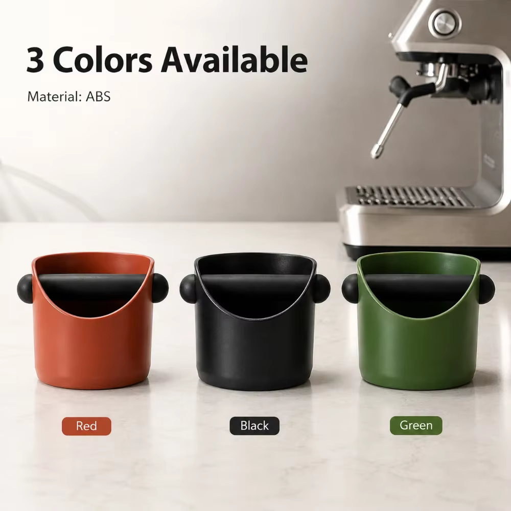 Boîte à expresso compacte avec barre de frappe pour portafiltre
