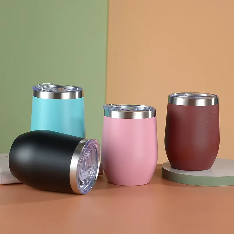 Tasses thermiques en coquille d'œuf de 12oz