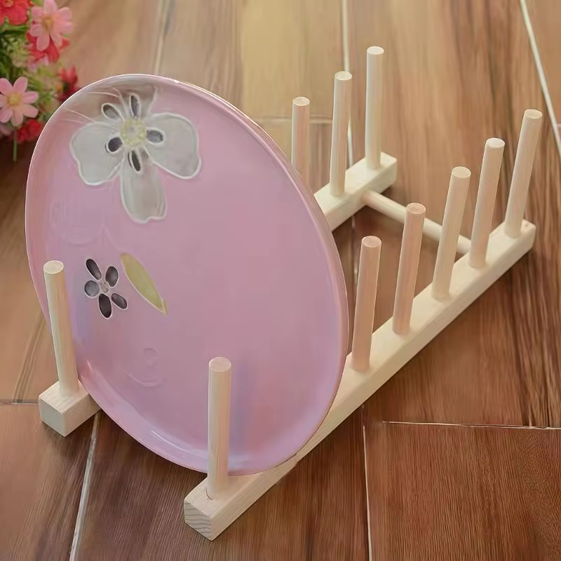 Égouttoir à vaisselle en bois