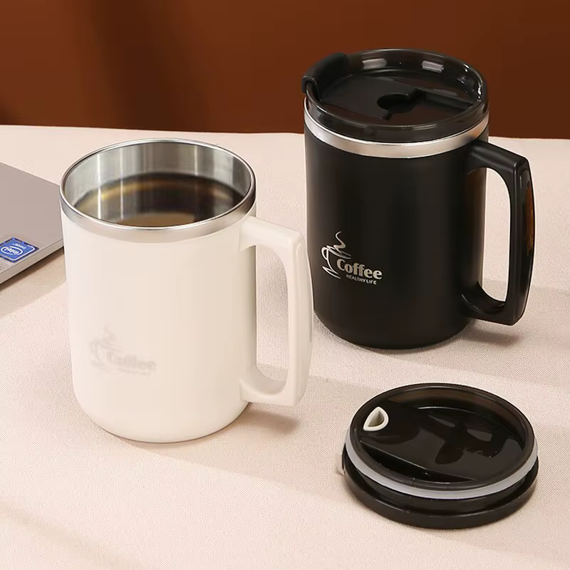 Tasse à café au lait en acier inoxydable