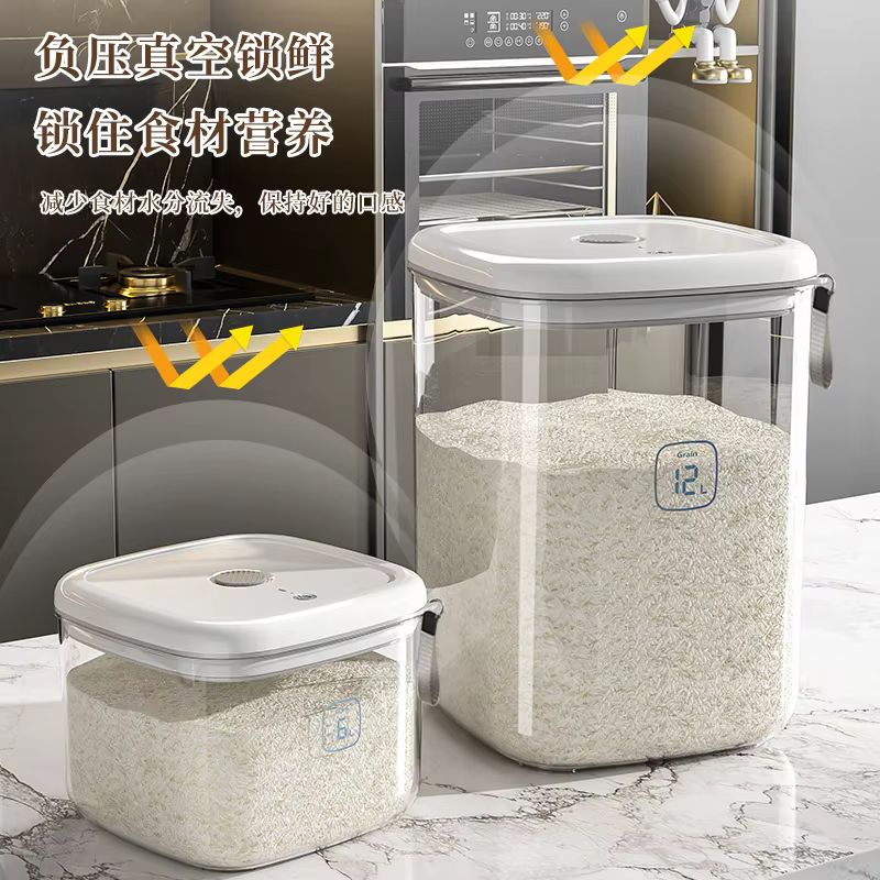 Seau à riz sous vide, cuisine