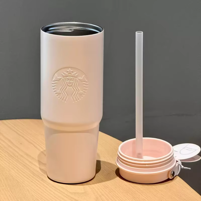 Gobelet isotherme Starbucks rose de 900 ml