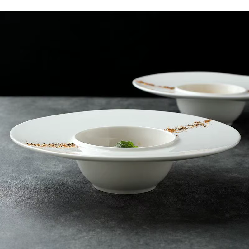 Assiette à dîner ronde en céramique