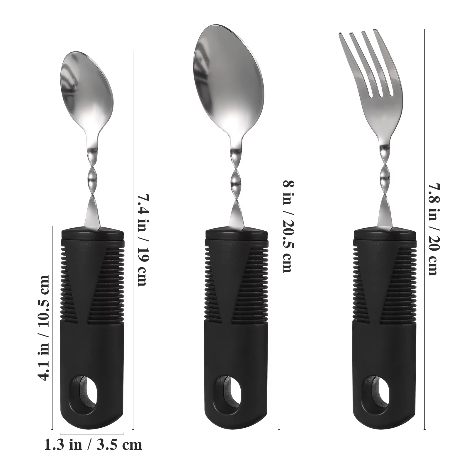 Couverts pliables portables en acier inoxydable pour adultes