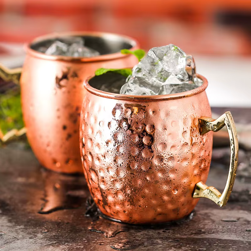 Tasses mules de moscou 500ml tasse à Cocktail en acier bière russie