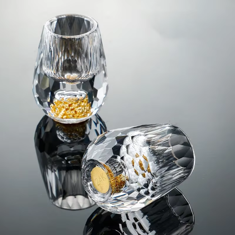1/4/6 pièces diamant cristal liqueur verres ensemble Vodka Shot verre vin