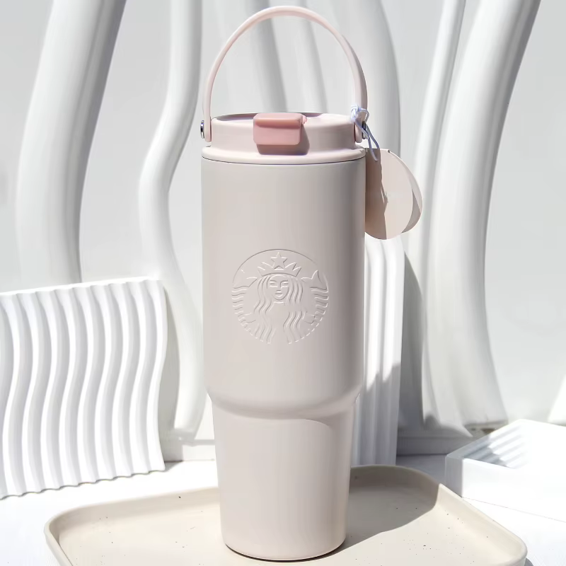 Gobelet isotherme Starbucks rose de 900 ml