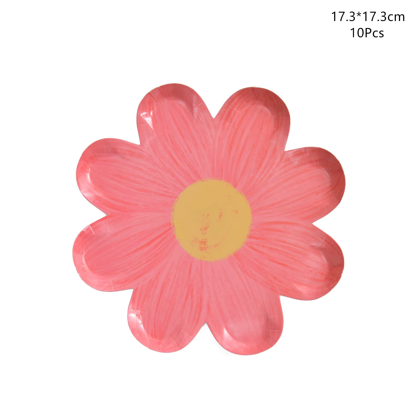 Assiette en papier jetable marguerite