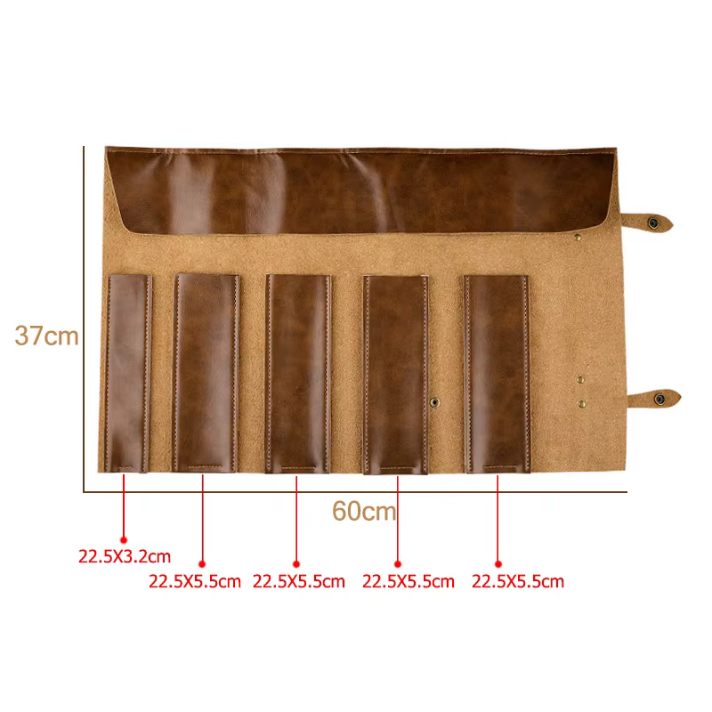 Sac à couteaux de chef en cuir