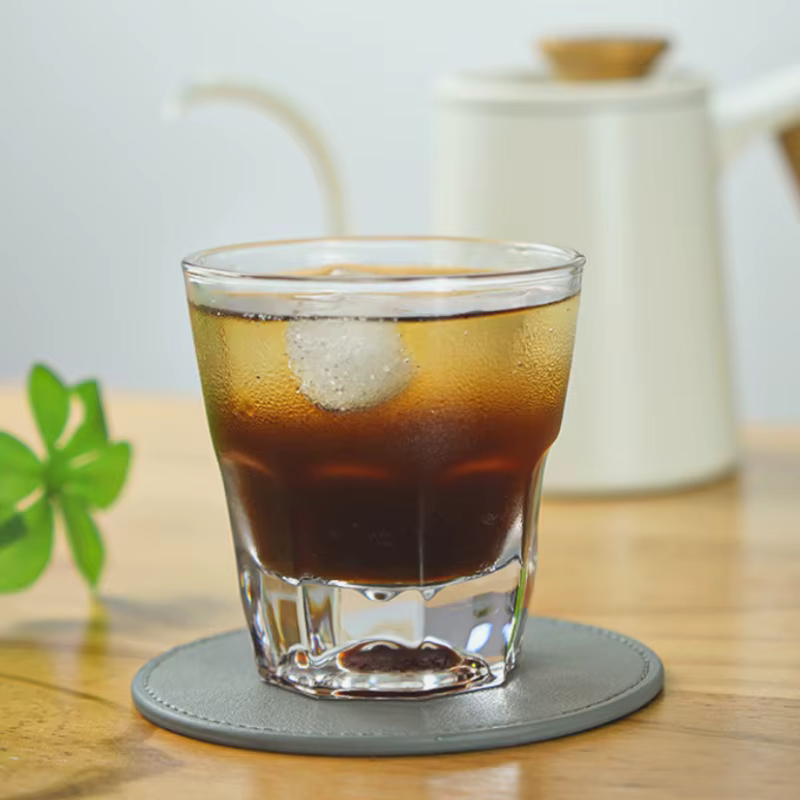 Ensemble de verres à expresso italiens à fond optique