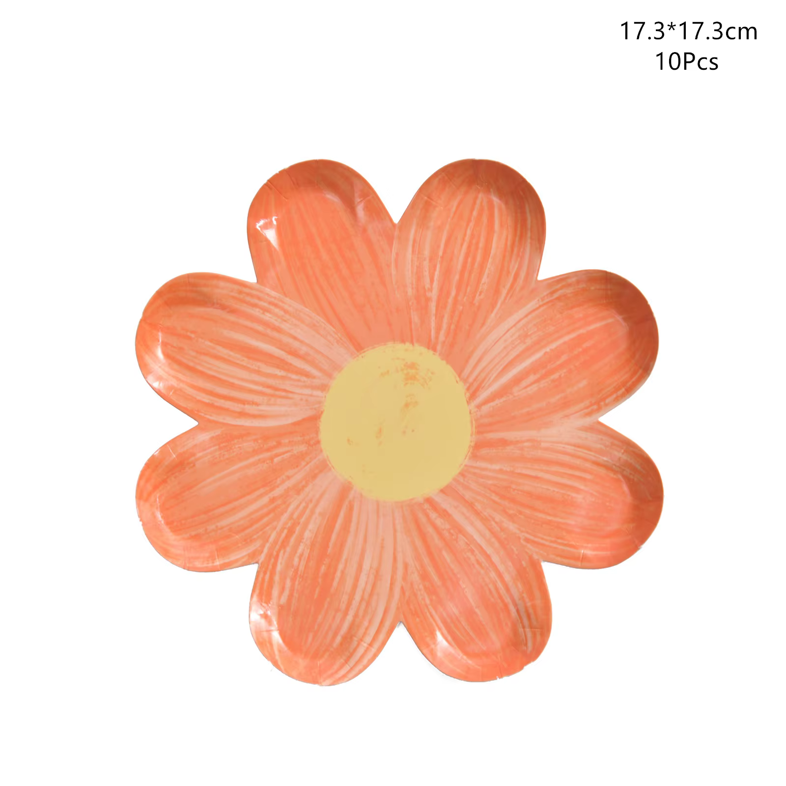 Assiette en papier marguerite jetable