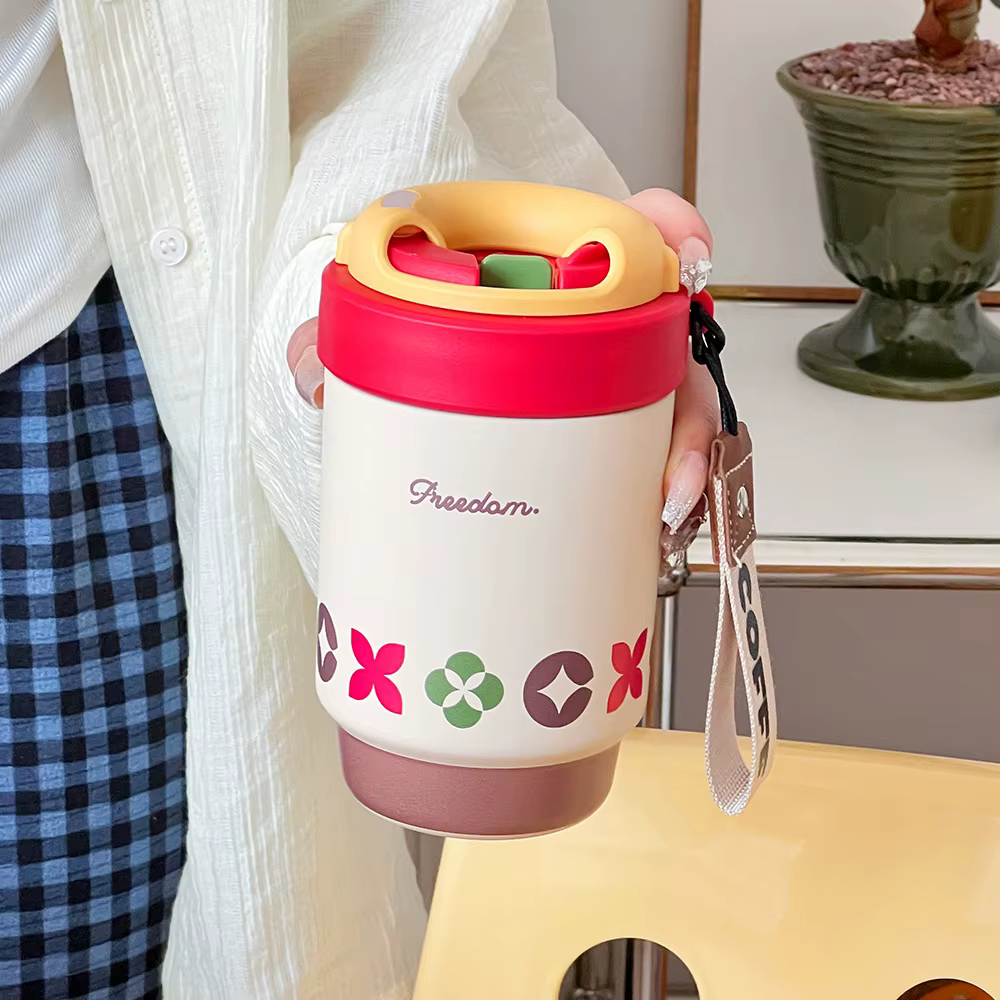 Tasse à café créative à Double boisson