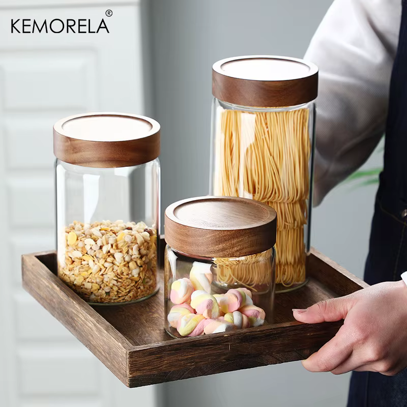 Bocaux de Rangement Scellés en Verre à Usage Domestique